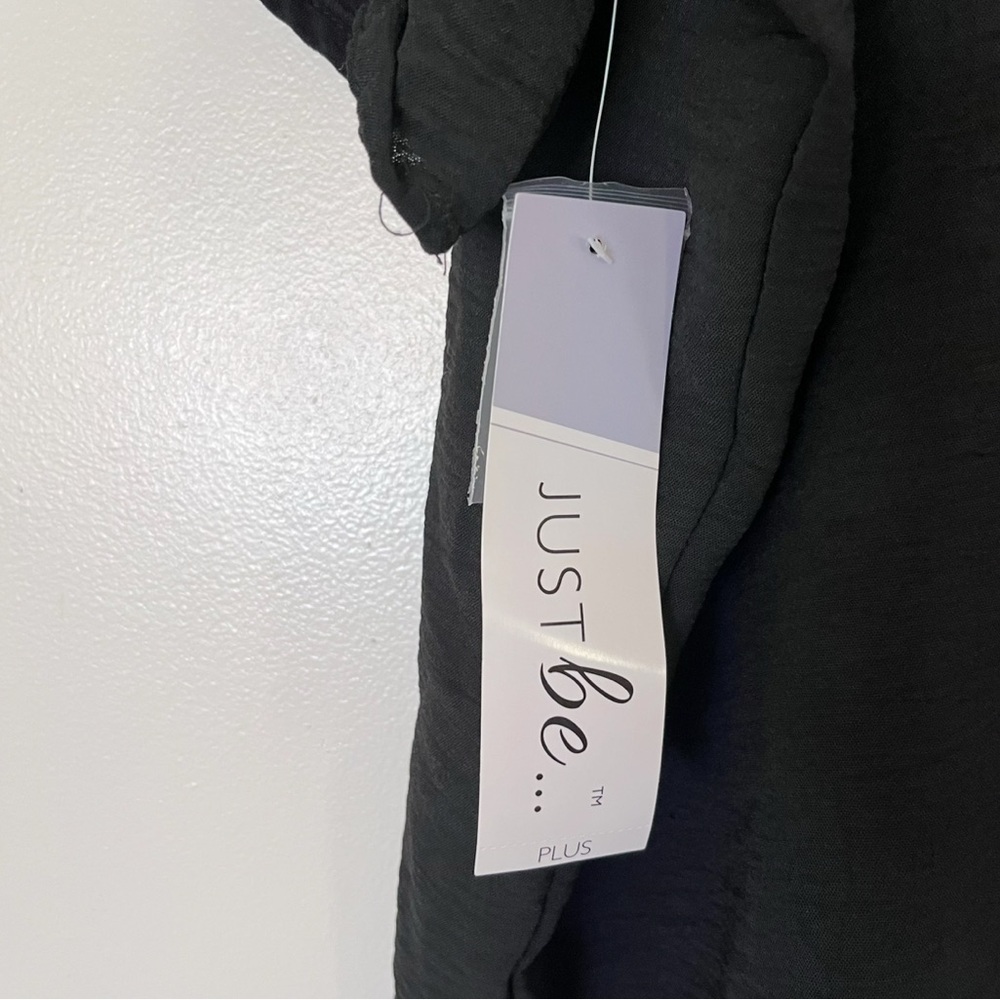 Just Be Classic Black Button-Down Shirt - Picture 5 of 7